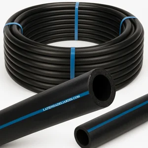 Tubo de polietileno barra PE-100 de 50x10